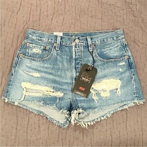 Levi’s | Premium 501 Original High-Rise Jean Shorts